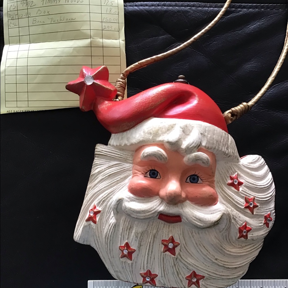 Tommy Woods “Santa Claus” Christmas Shoulder Bag Purse
